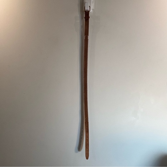 BEADED BELT Leather Gold Buckle Colourful Festival Bohemian Artisan Made - Picture 7 of 8